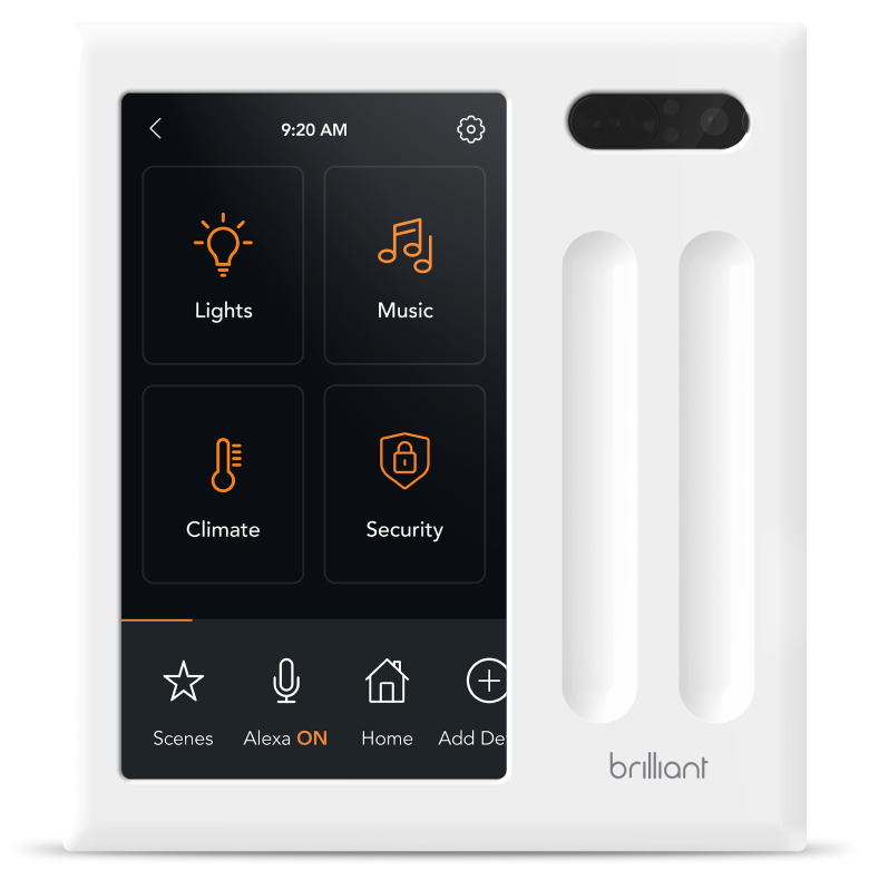Smart home control panel