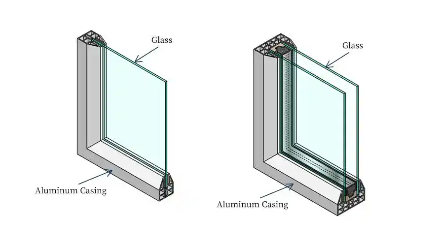 Window construction diagram