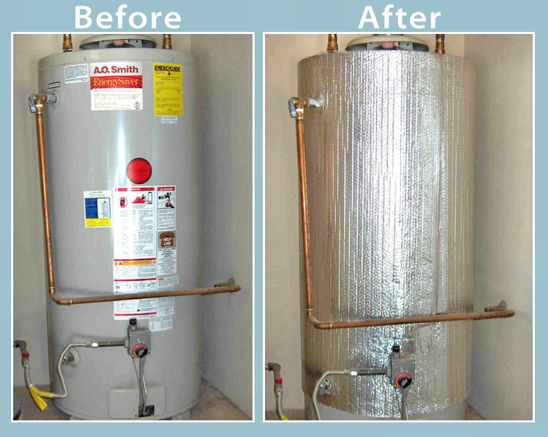 Water heater insulation blanket